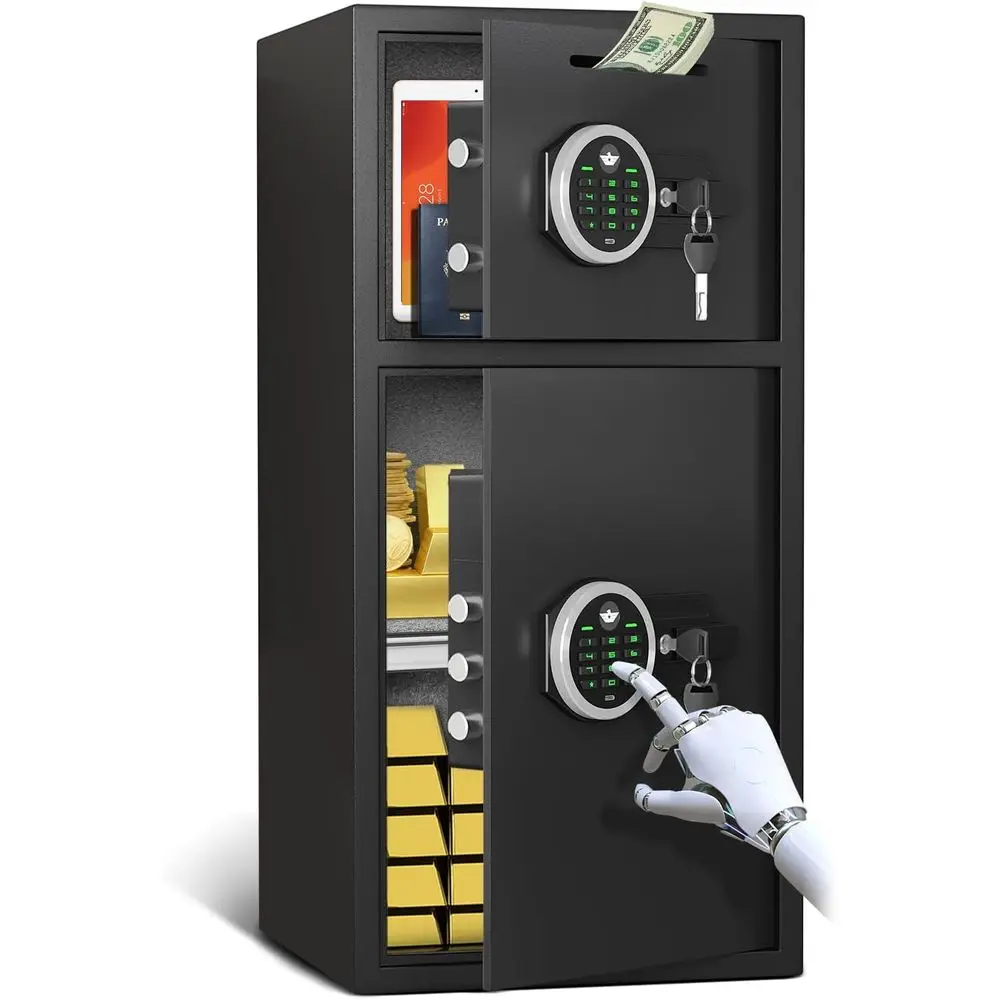 Home Security Keypad - Bardzo duża, wodoodporna, cyfrowa skrzynia sejfowa