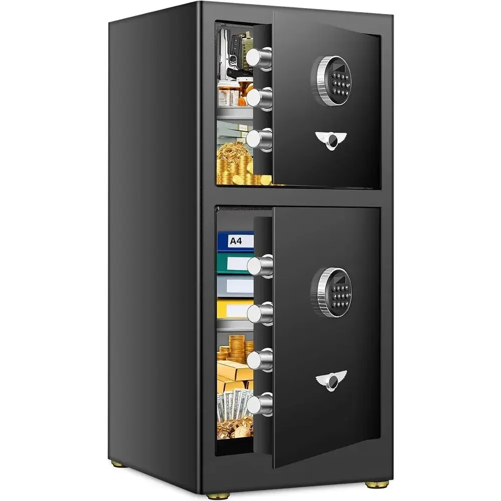 Home Security Keypad - Sejf z podwójnymi drzwiami, wysokość 35,4