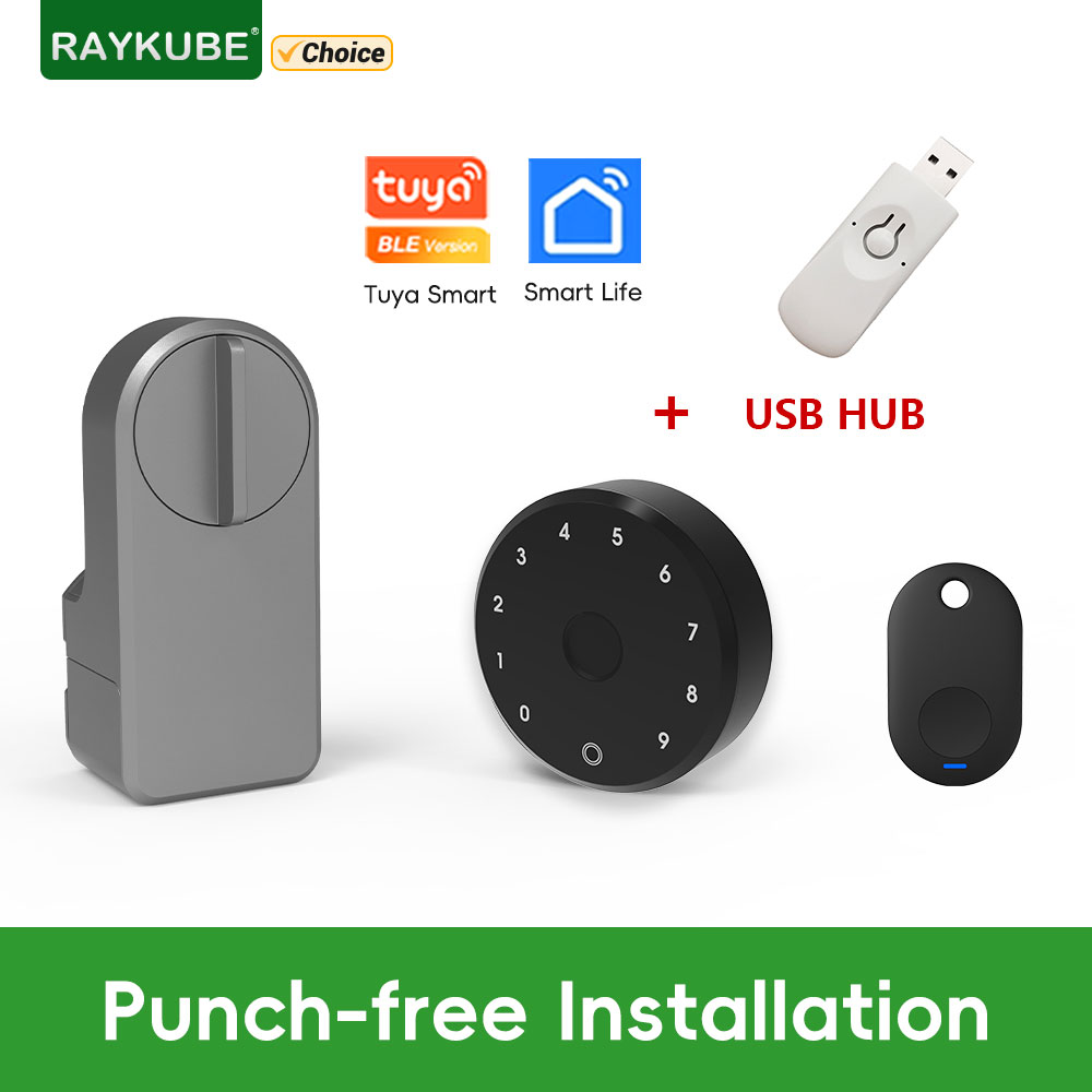 Door Lock Smart Keypad - Zestaw inteligentnego zamka do drzwi RAYKUBE