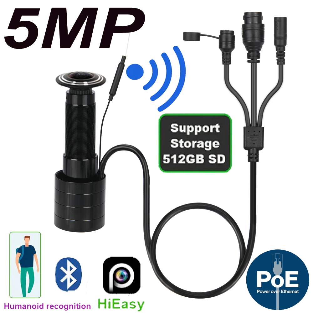 Peephole Camera Viewer - Kamera IP POE do drzwi 5MP