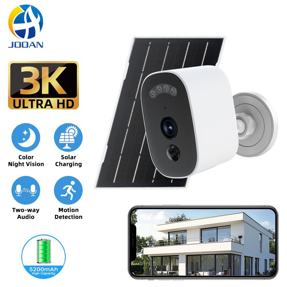 Home Security News - Kamera bezpieczeństwa Jooan 3K HD, solarna,