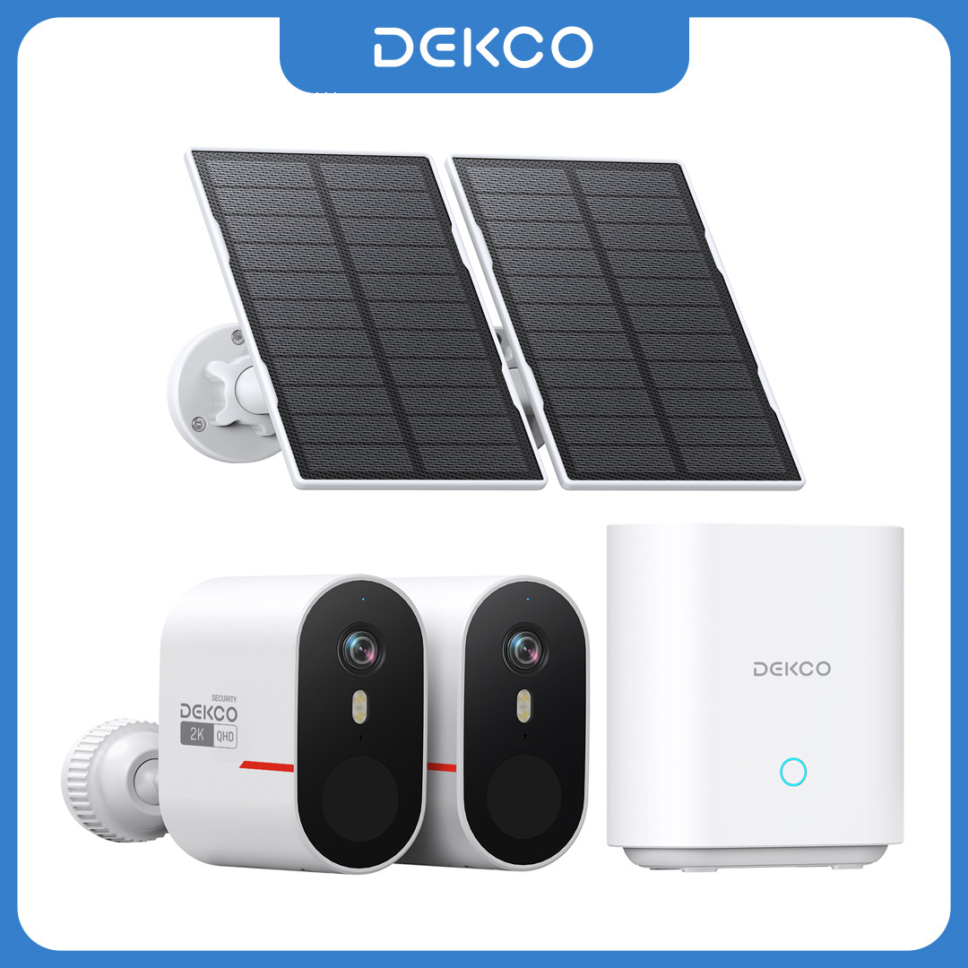 Home Security News - Dekco 3MP WiFi Solar Camera System