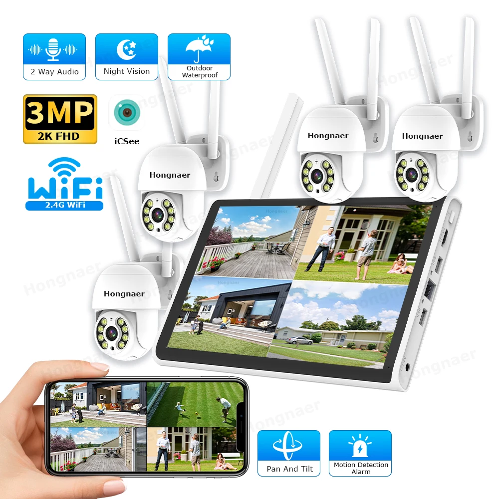 Home Security And Cctv - Zestaw Bezprzewodowego Systemu Monitoringu Domowego 2026