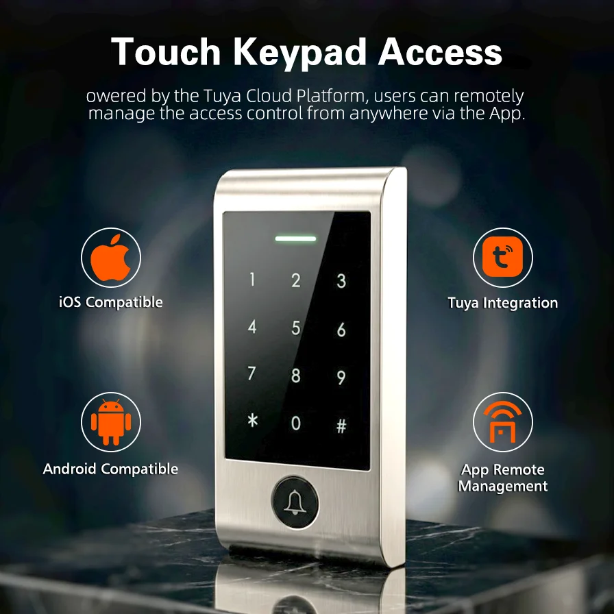 Home Security Keypad - Zaawansowany system kontroli dostępu z dotykową