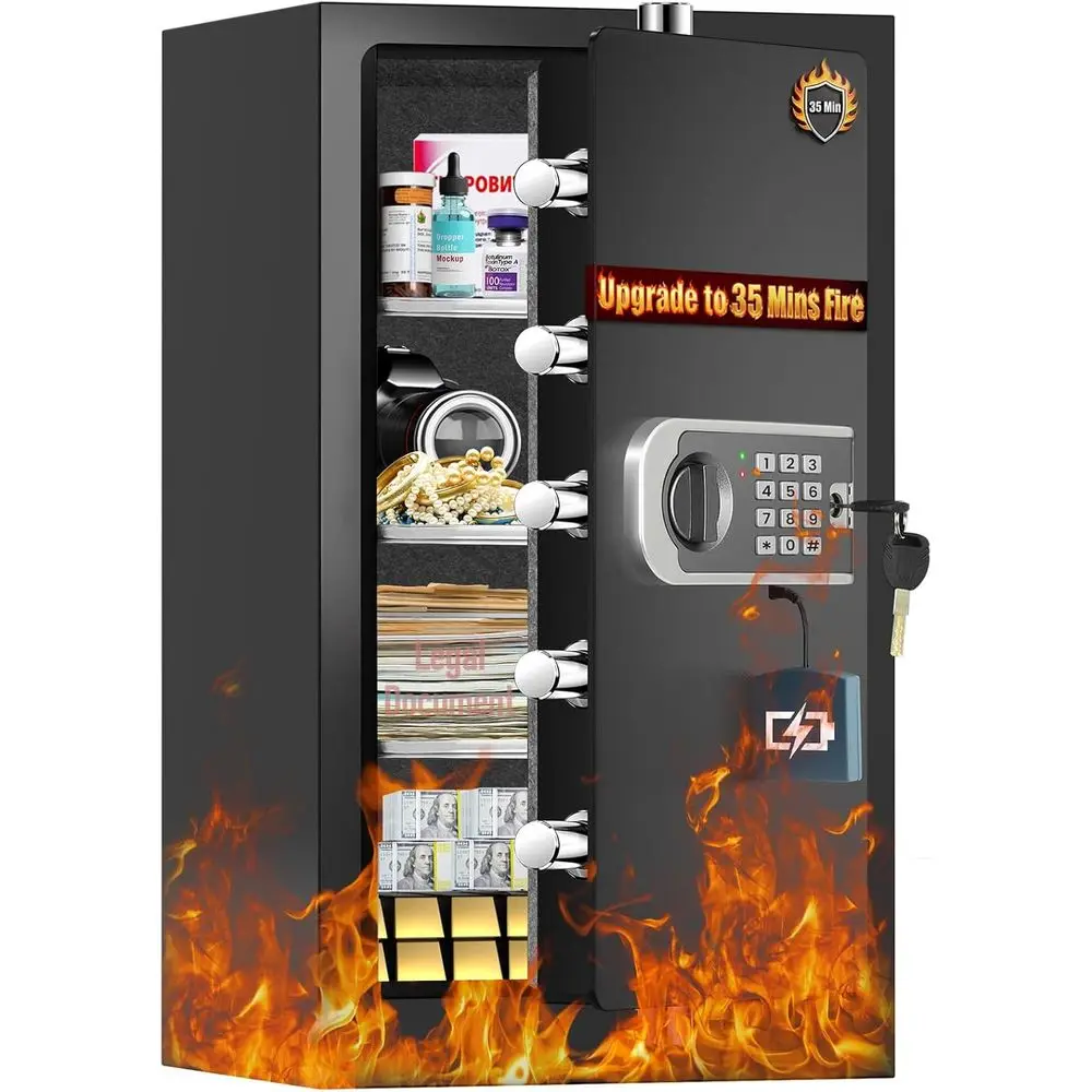 Home Security Keypad - Ulepszony, ognioodporny sejf domowy o czasie