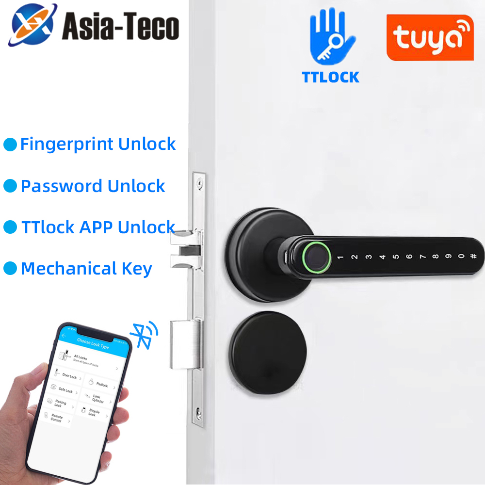 Home Security Keypad - TTLock Inteligentna blokada linii papilarnych Bluetooth