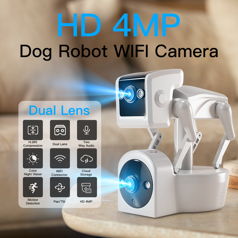 Home Security Robot Dog - 1080P 5G Kamera dla psa z