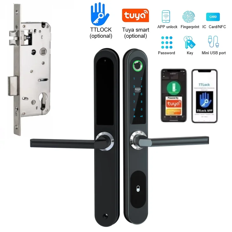 Door Lock Smart Keypad - TTLock/Tuya inteligentny zamek do drzwi odcisk
