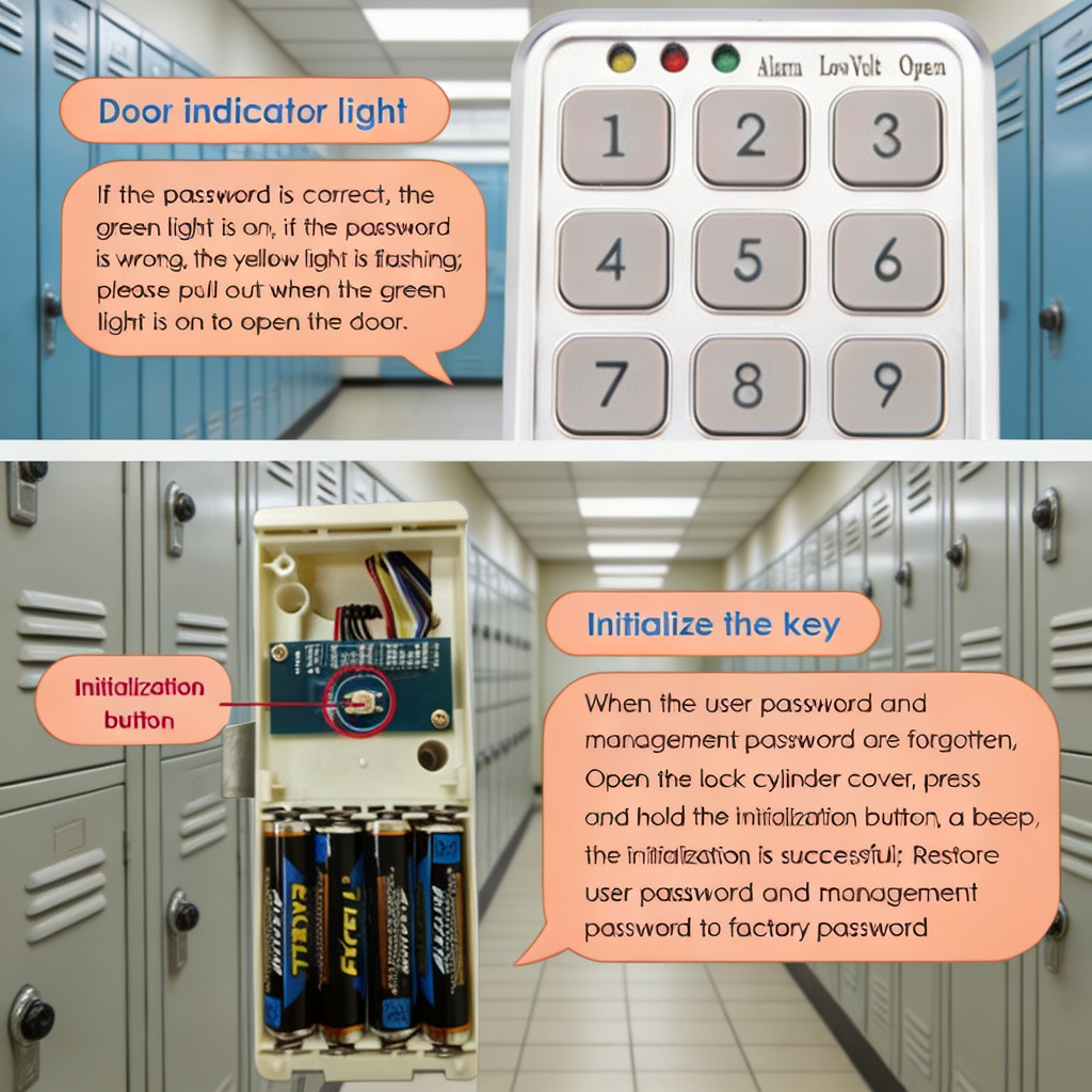 Door Lock Smart Keypad - Inteligentny cyfrowy zamek do szuflady, zamek