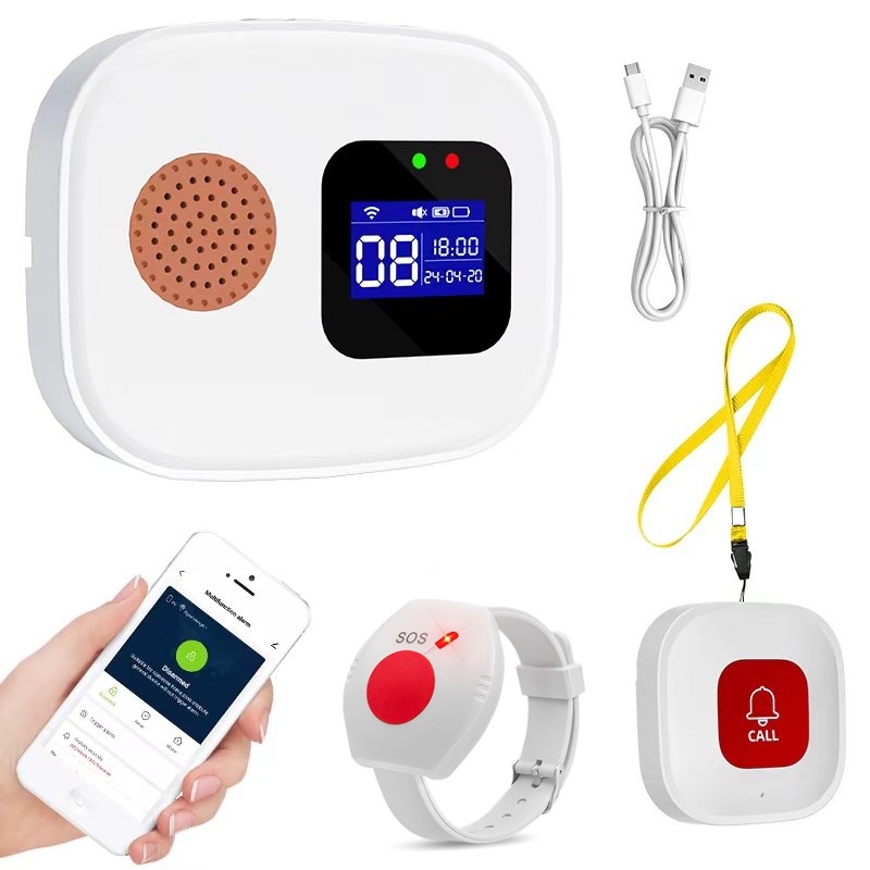 Home Security With Monitoring - Przycisk alarmowy dla seniorów, system alarmowy