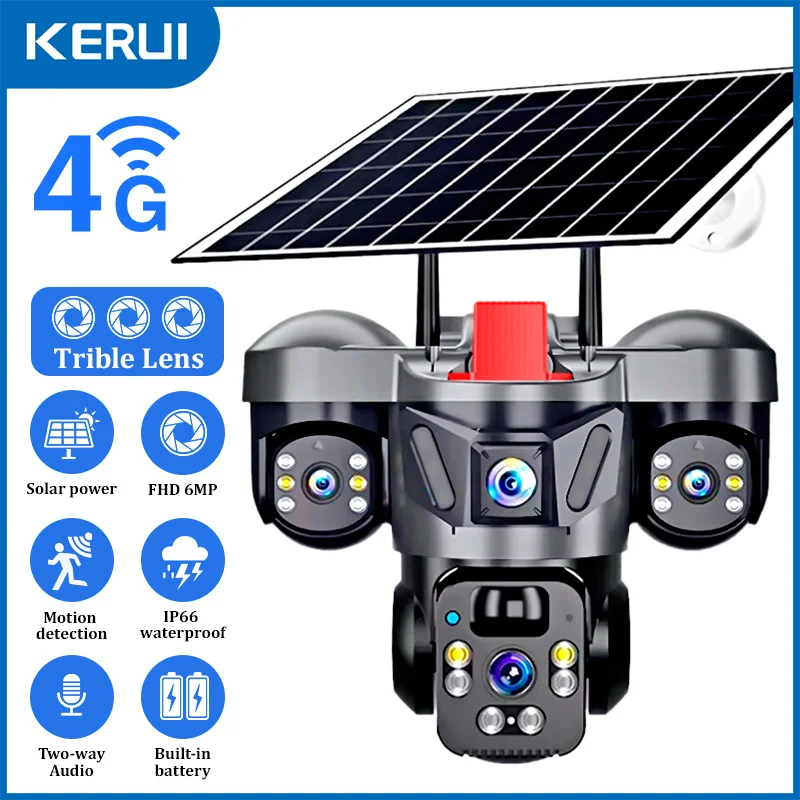 Home Security News - KERUI V380 Pro Zewnętrzna Kamera PTZ