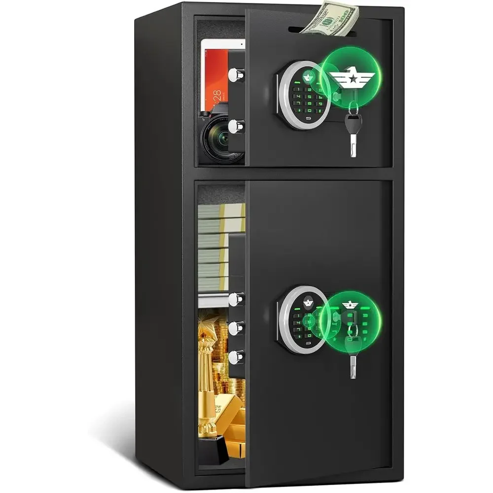 Home Security Keypad - 6,0 Cu. Wodoodporny sejf z oświetleniem
