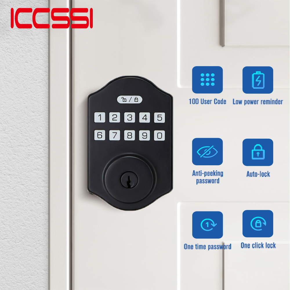 Door Lock Smart Keypad - Inteligentny zamek z hasłem ICCSSI Tuya,