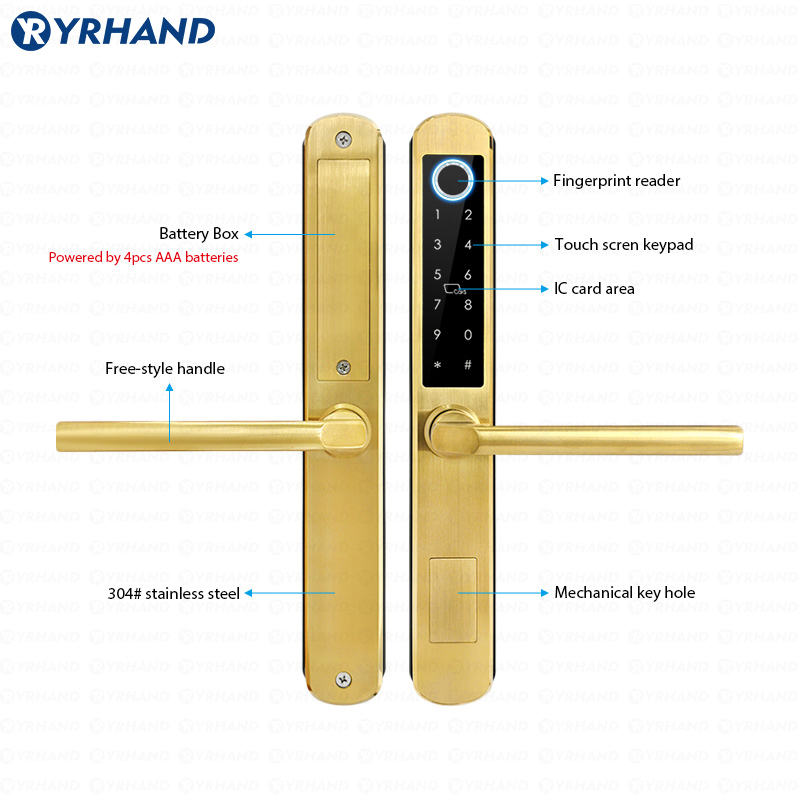 IP66 Złota stal nierdzewna Prz – Home Security Keypad recenzja i cena
