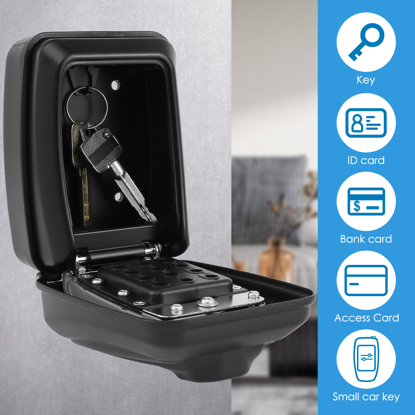 Key Lock Box Wall-Mount Secret – Home Security News recenzja i cena
