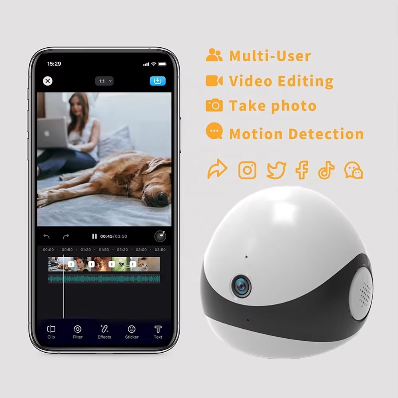 Bezprzewodowa kamera robota dl – Home Security Robot Dog recenzja i cena