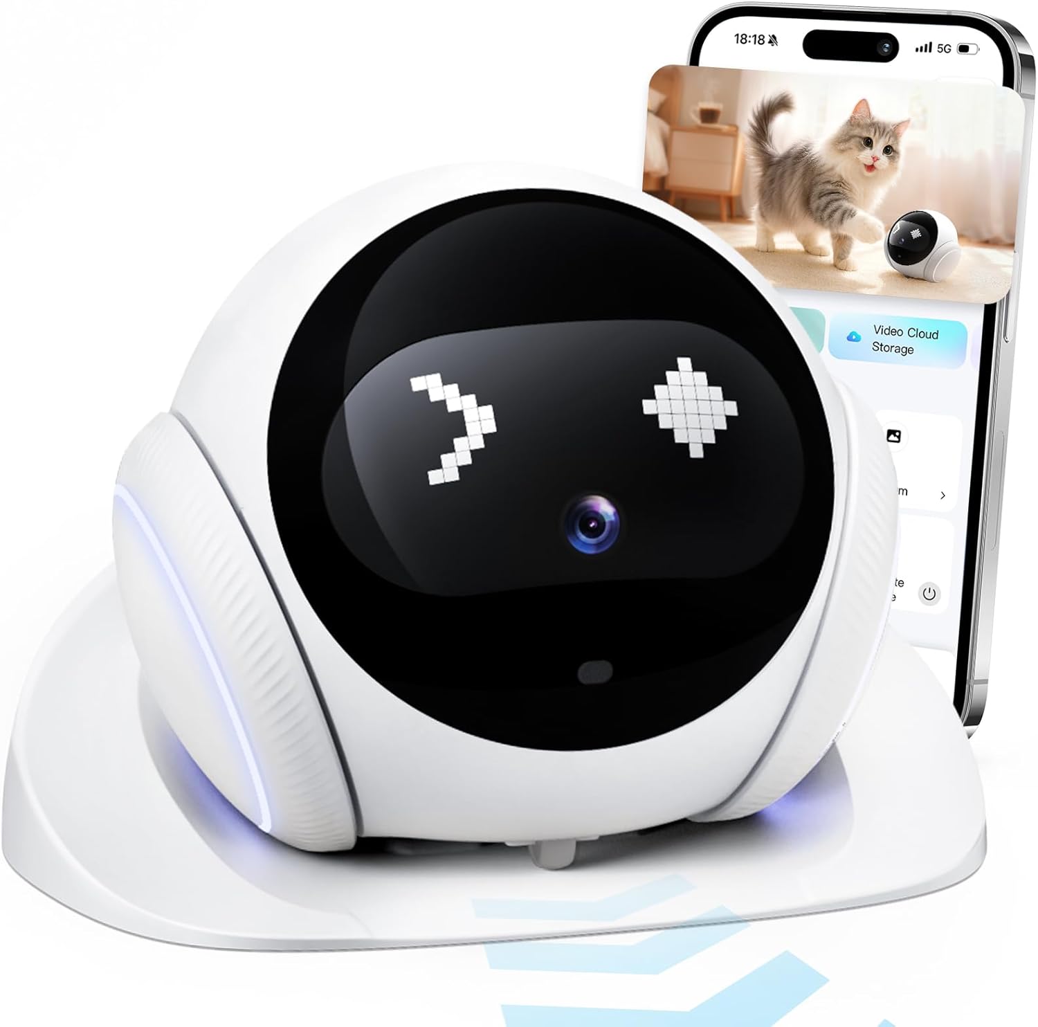 Kamera dla zwierząt 1080P HD z – Home Security Robot Dog recenzja i cena