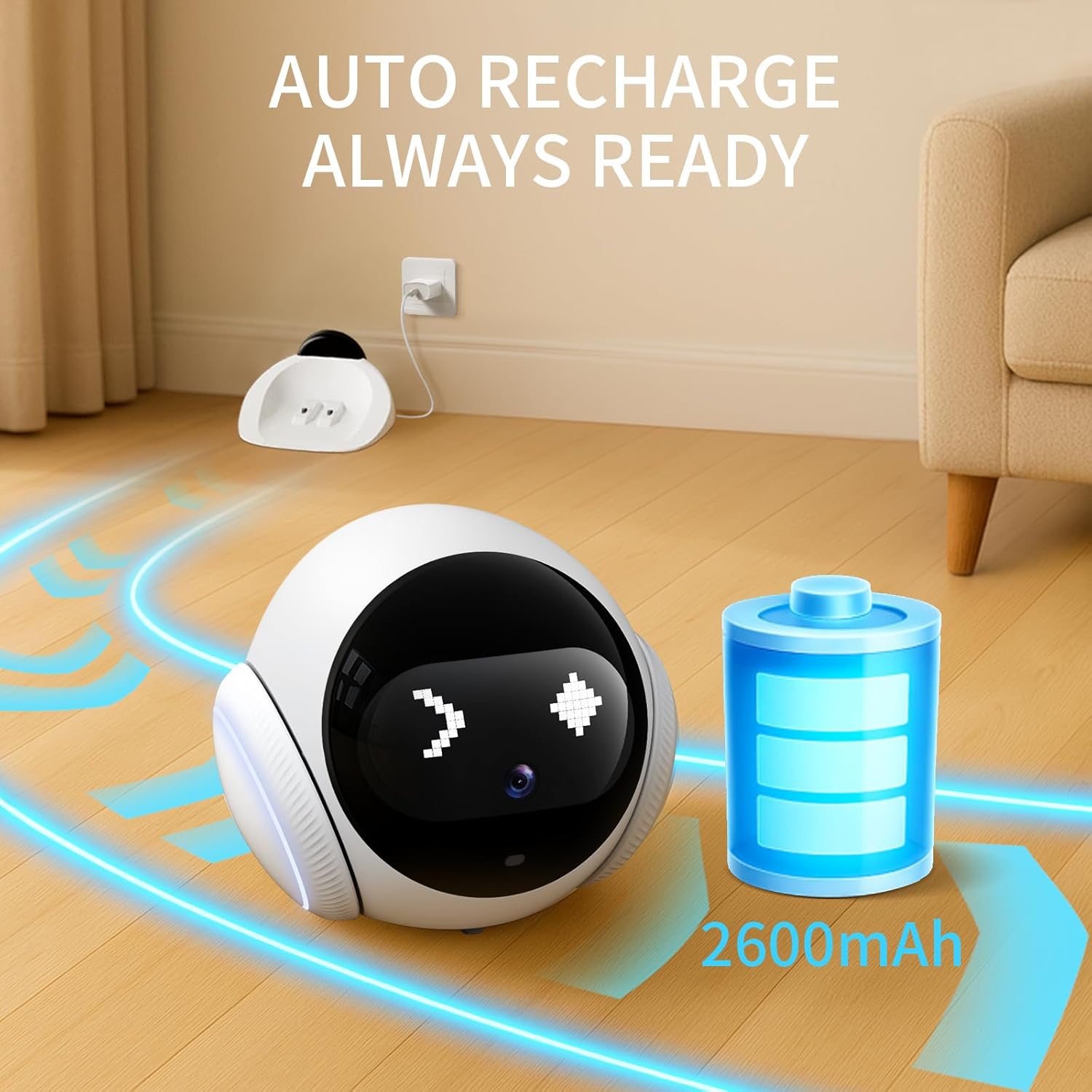 Kamera dla zwierząt 1080P HD z – Home Security Robot Dog recenzja i cena