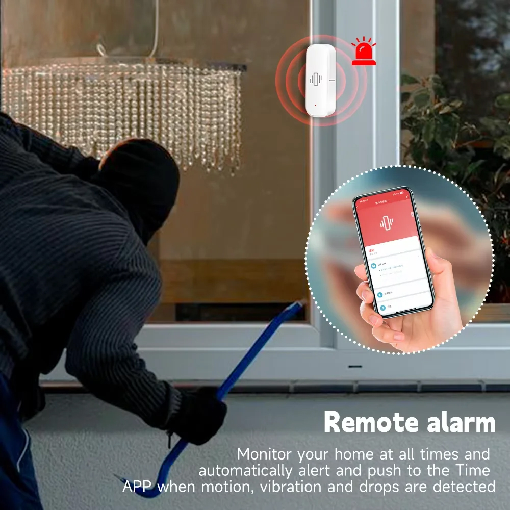 Inteligentny czujnik wibracji  – Home Security With Monitoring recenzja i cena