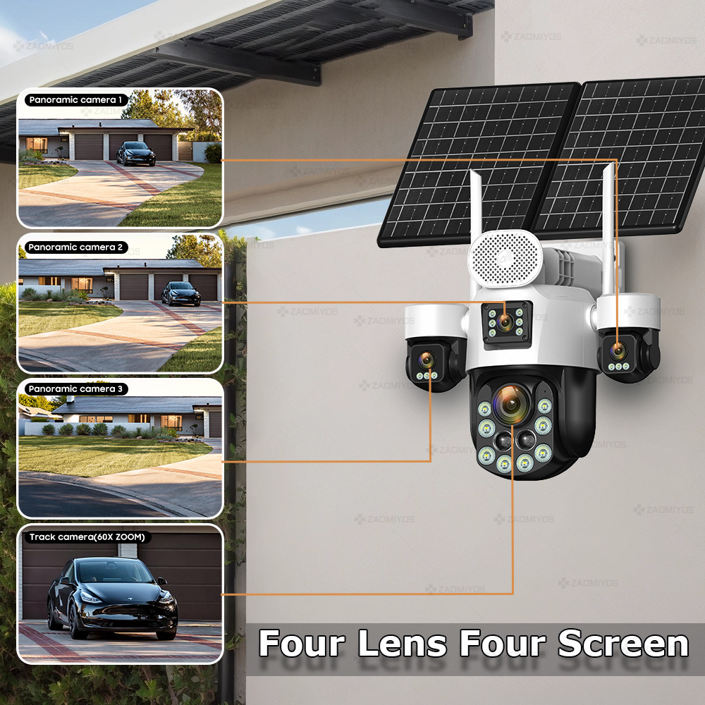 4-objektowowa kamera zewnętrzn – Home Security News recenzja i cena