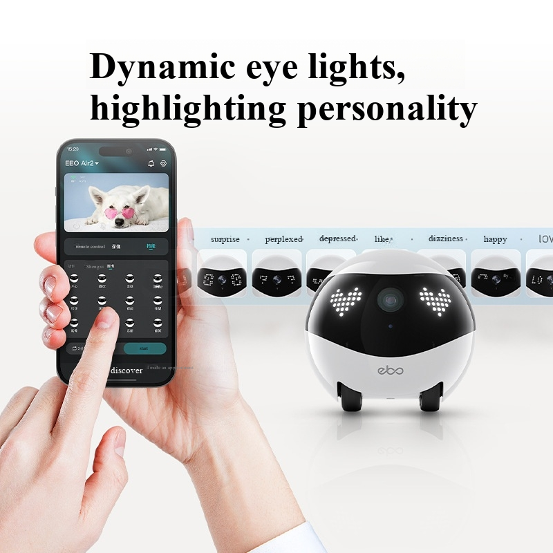 Enabot EBO Wewnętrzna Kamera S – Home Security Robots recenzja i cena