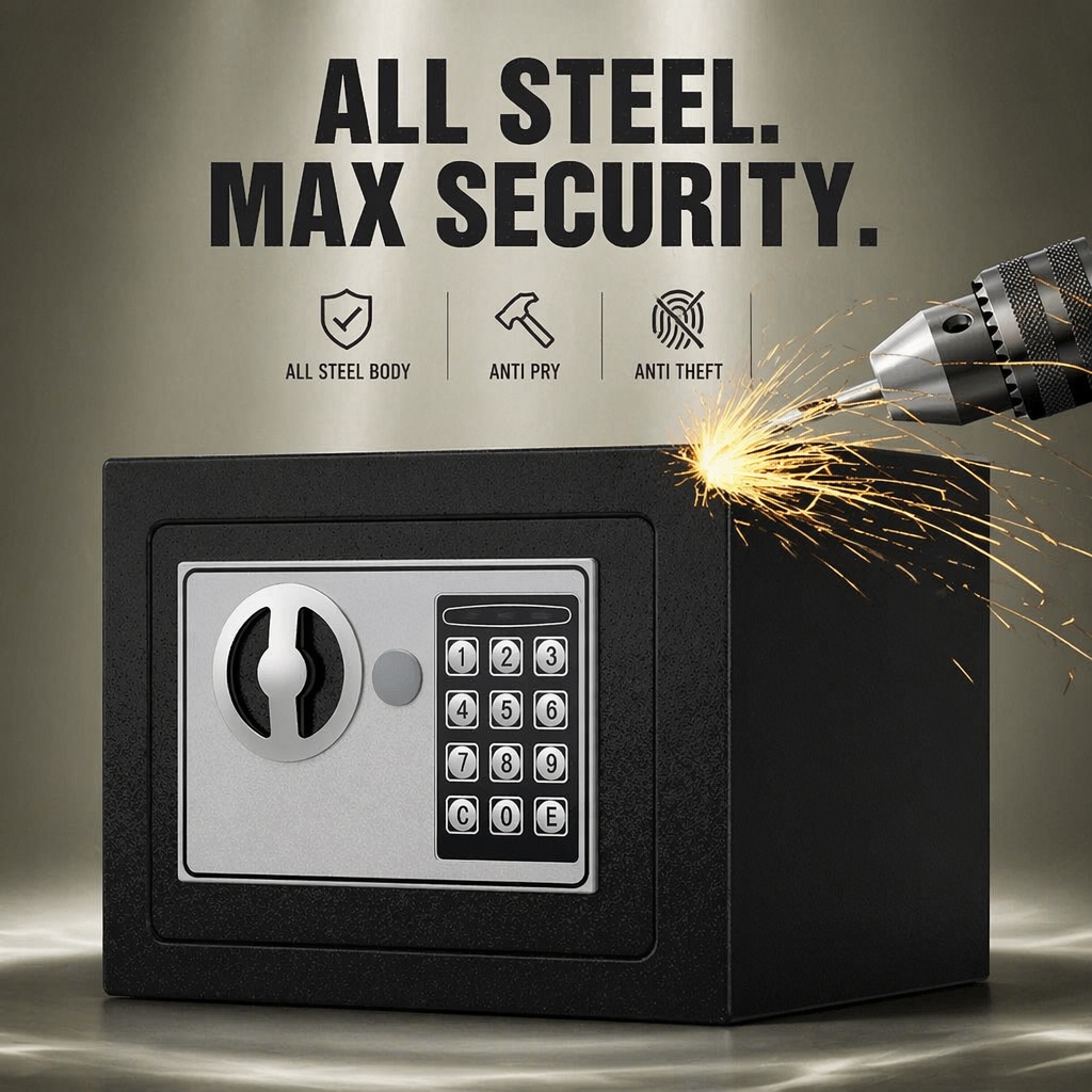 Całkowicie stalowa, elektronic – Home Security Keypad recenzja i cena