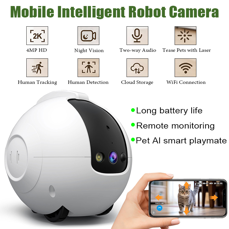 Kamera bezpieczeństwa do domu, – Home Security Robot Dog recenzja i cena