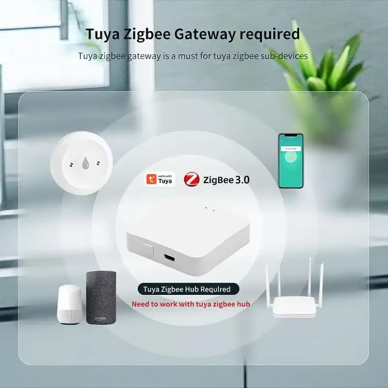 Czujnik wycieku wody Tuya ZigB – Home Security With Monitoring recenzja i cena