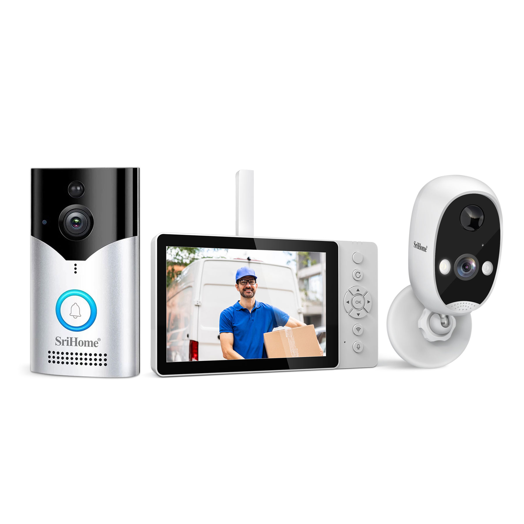 Srihome SH054+DH008 4MP 1400P  – Peephole Camera Viewer recenzja i cena
