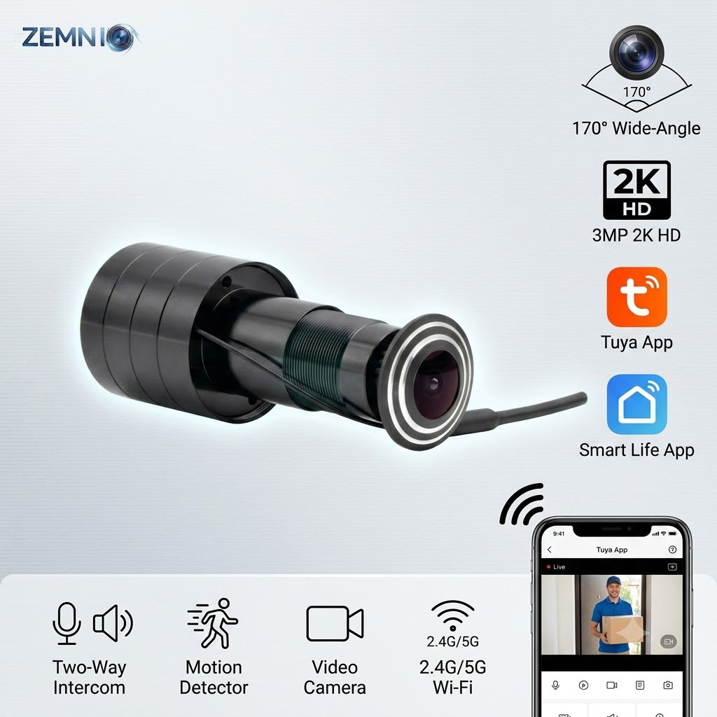 Kamera do wizjera w drzwiach 3 – Peephole Camera Viewer recenzja i cena