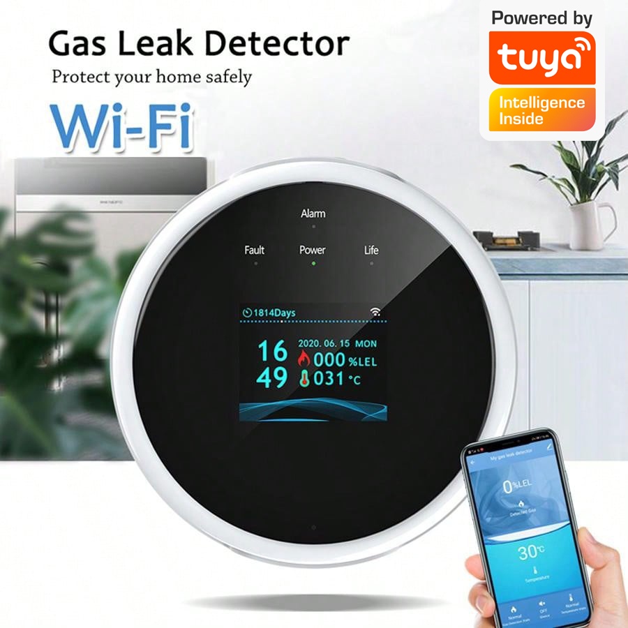 Czujnik gazu 2.4G WiFi, detekt – Home Security With Monitoring recenzja i cena