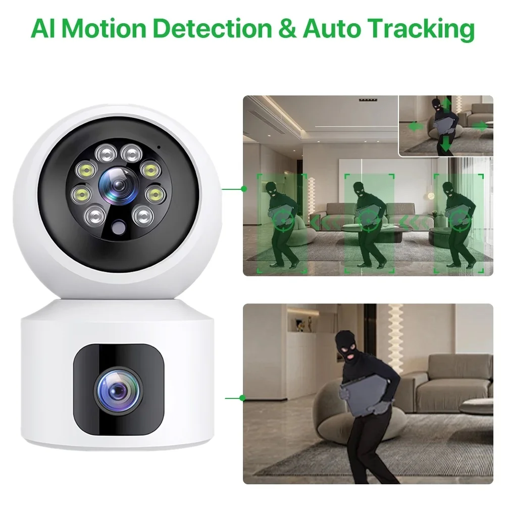Kamera PTZ z podwójnym obiekty – Home Security Robots recenzja i cena